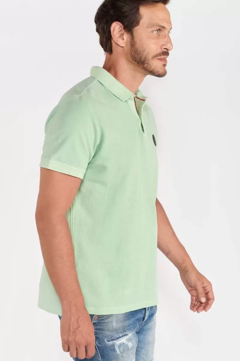 polo_dylon_vert_menthe_5.webp Le Temps des Cerises T-Shirts & Polos-Polo Dylon Vert Menthe Mist