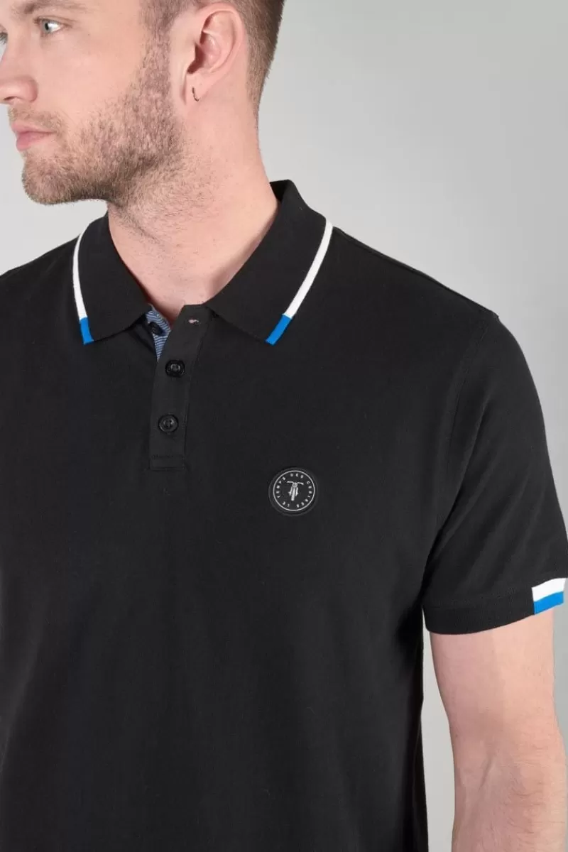 Le Temps des Cerises T-Shirts & Polos-Polo Monk Noir Black