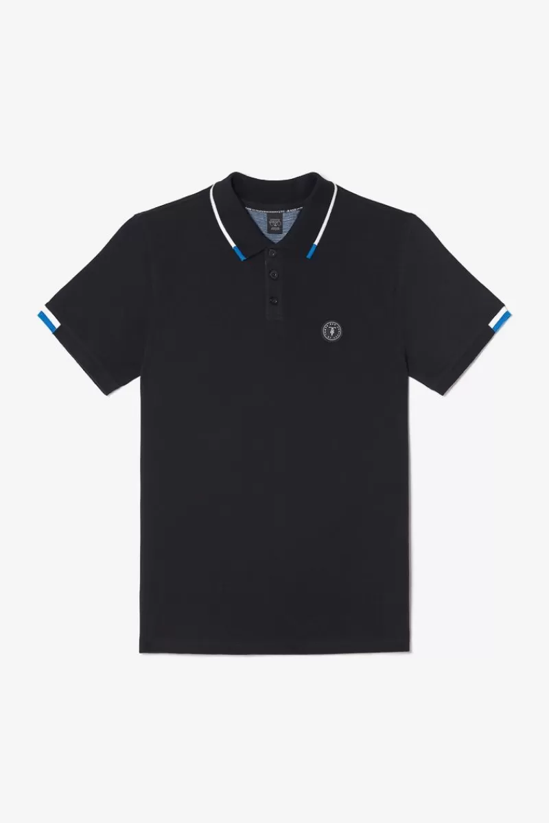 polo_monk_noir_5.webp Le Temps des Cerises T-Shirts & Polos-Polo Monk Noir Black