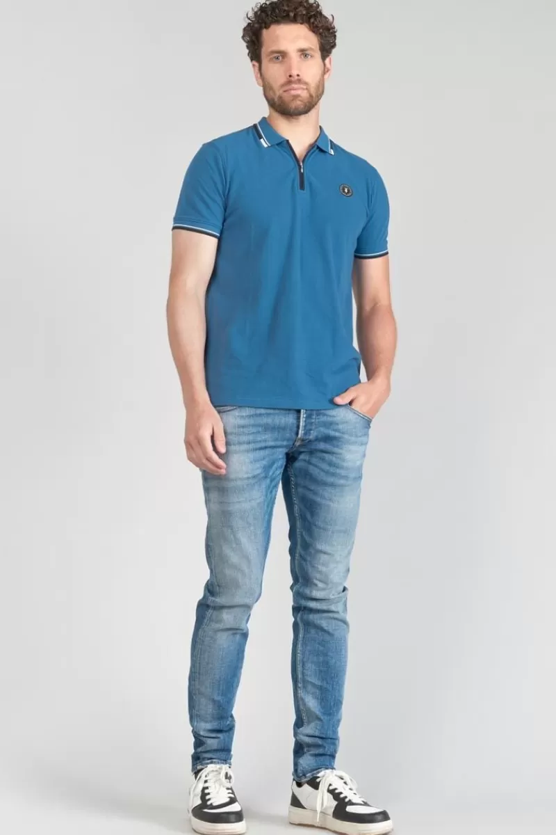 polo_mota_bleu_petrole_5.webp Le Temps des Cerises T-Shirts & Polos-Polo Mota Bleu Petrole Raf