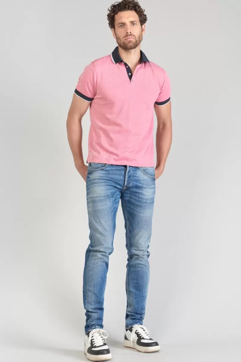 polo_novil_en_jacquard_rose_6.webp Le Temps des Cerises T-Shirts & Polos-Polo Novil En Jacquard Rose Pink