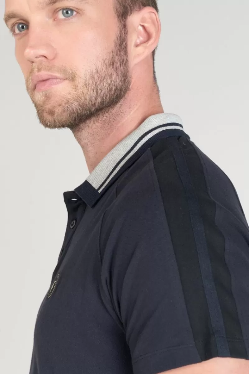 polo_ramel_bleu_nuit_4.webp Le Temps des Cerises T-Shirts & Polos-Polo Ramel Bleu Nuit Peacoat