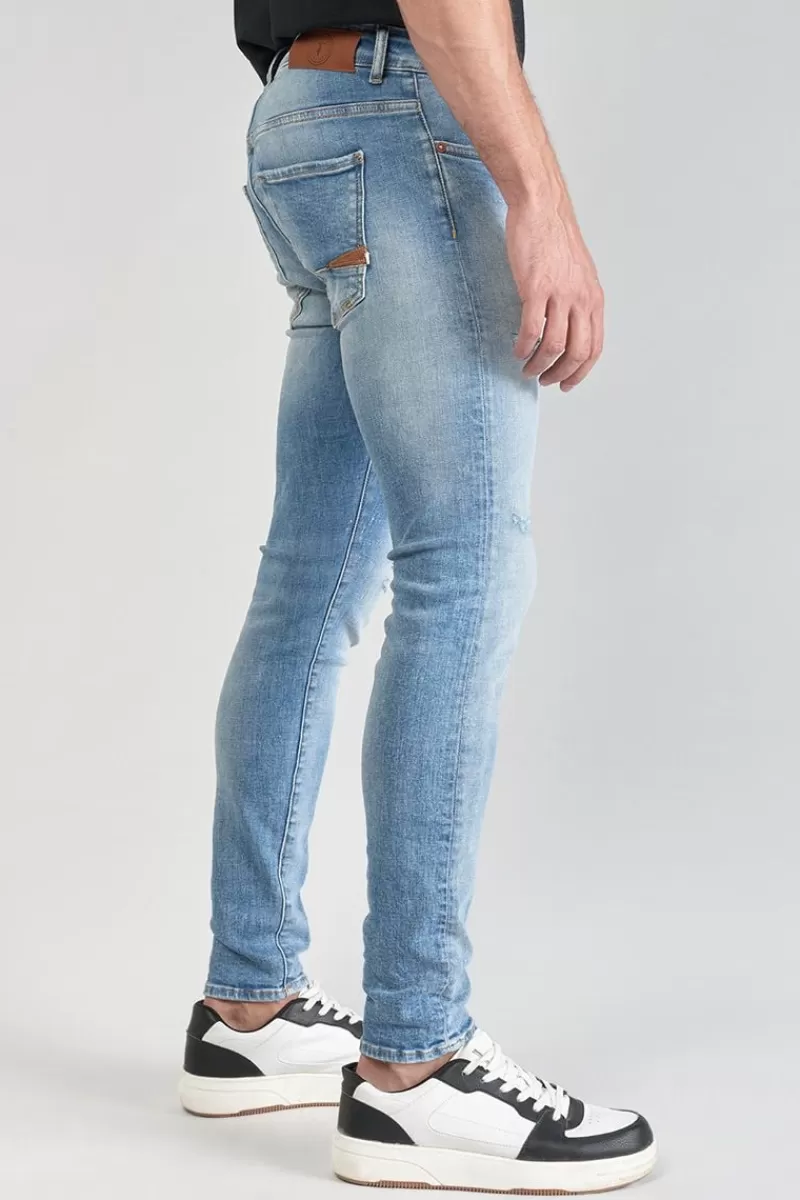 power_skinny_eme_jeans_destroy_bleu_n_5.webp Le Temps des Cerises Coupe Skinny-Power Skinny 7/8Eme Jeans Destroy Bleu N°4 Blue