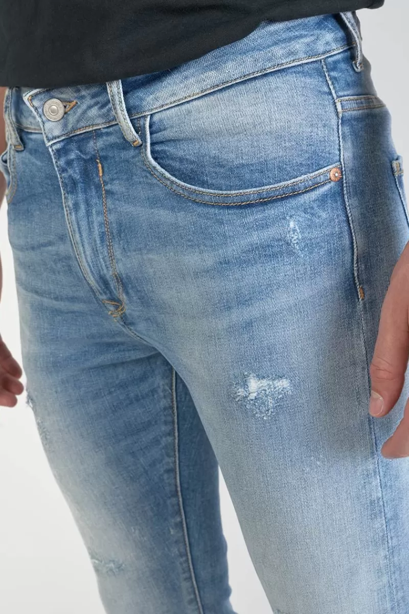 power_skinny_eme_jeans_destroy_bleu_n_6.webp Le Temps des Cerises Coupe Skinny-Power Skinny 7/8Eme Jeans Destroy Bleu N°4 Blue