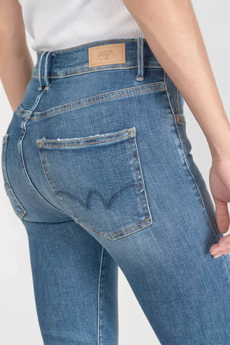 power_skinny_taille_haute_eme_jeans_bleu_n_2.webp Le Temps des Cerises Coupe Skinny-Power Skinny Taille Haute 7/8Eme Jeans Bleu N°3 Blue