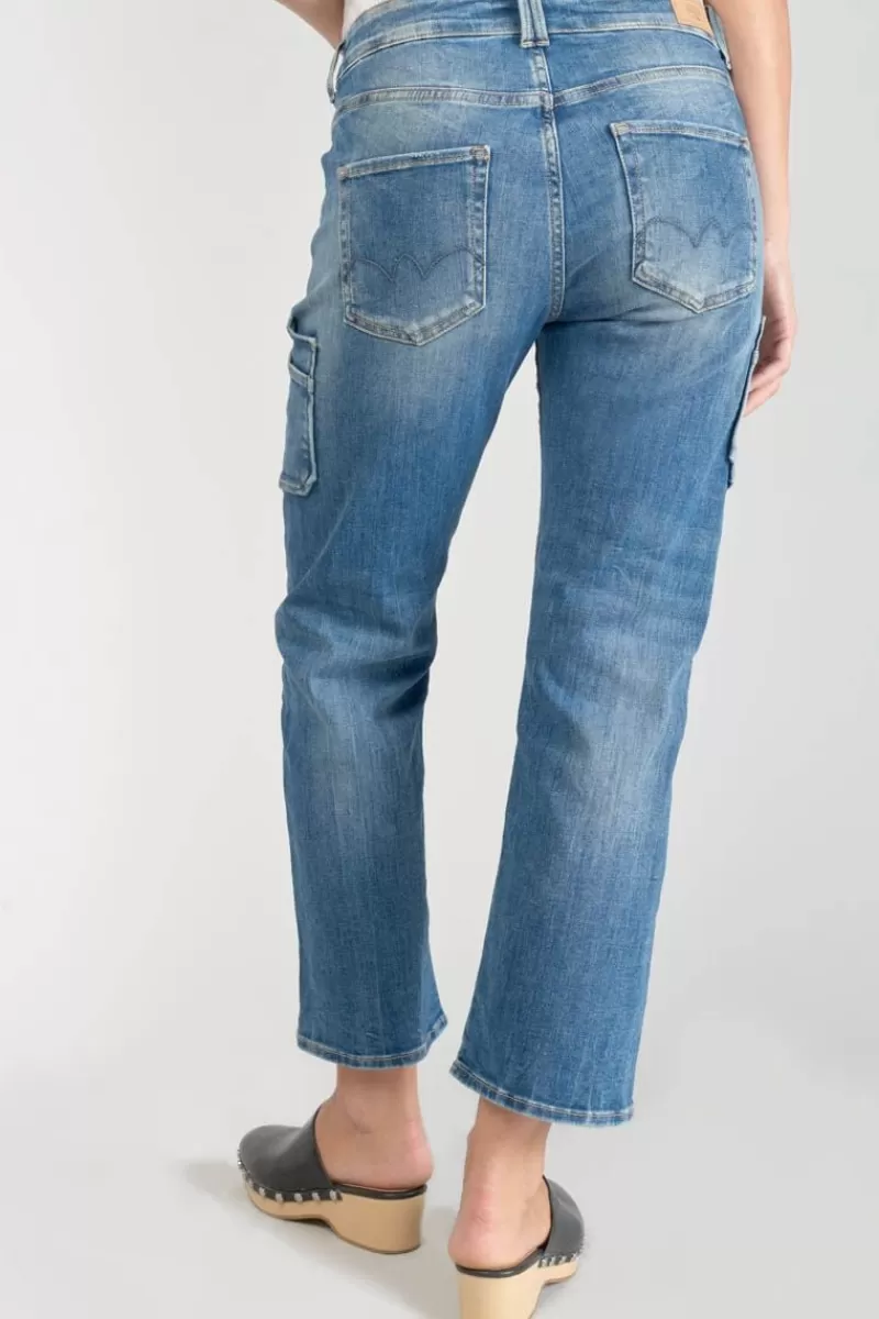 precieux_taille_haute_eme_jeans_destroy_bleu_n_4.webp Le Temps des Cerises Coupe Regular-Precieux Taille Haute 7/8Eme Jeans Destroy Bleu N°3 Blue