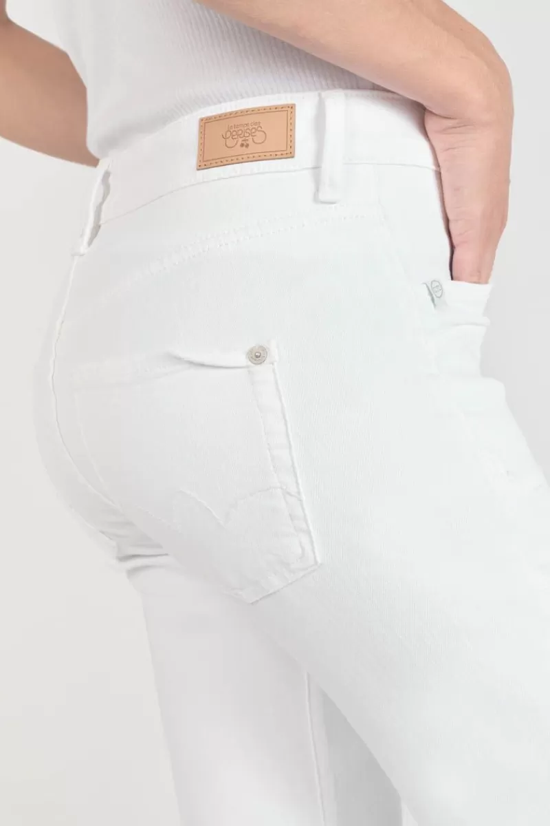 pricilia_taille_haute_eme_destroy_jeans_blanc_2.webp Le Temps des Cerises Coupe Regular-Pricilia Taille Haute 7/8Eme Destroy Jeans Blanc White