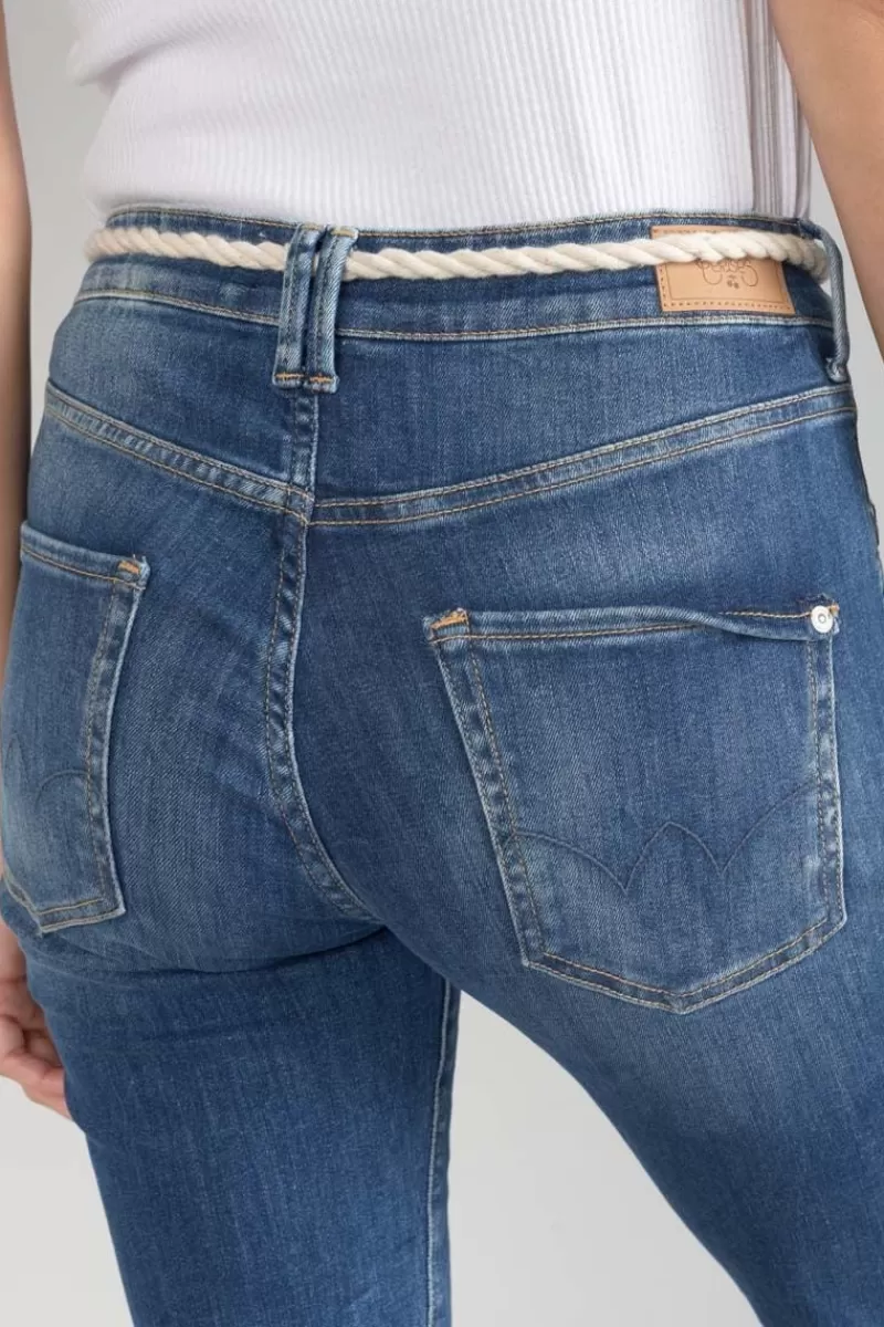 pricilia_taille_haute_eme_jeans_bleu_n_2.webp Le Temps des Cerises Coupe Regular-Pricilia Taille Haute 7/8Eme Jeans Bleu N°2 Blue