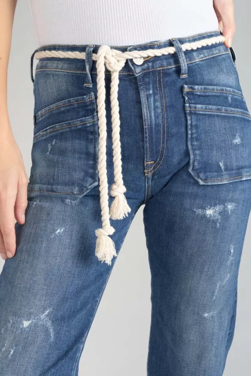 pricilia_taille_haute_eme_jeans_destroy_bleu_n_2.webp Le Temps des Cerises Coupe Regular-Pricilia Taille Haute 7/8Eme Jeans Destroy Bleu N°2 Blue