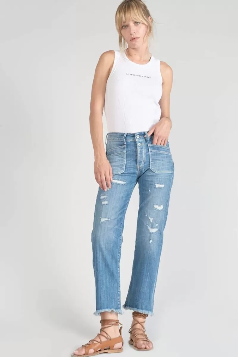 pricilia_taille_haute_eme_jeans_destroy_bleu_n_5-1.webp Le Temps des Cerises Coupe Regular-Pricilia Taille Haute 7/8Eme Jeans Destroy Bleu N°4 Blue