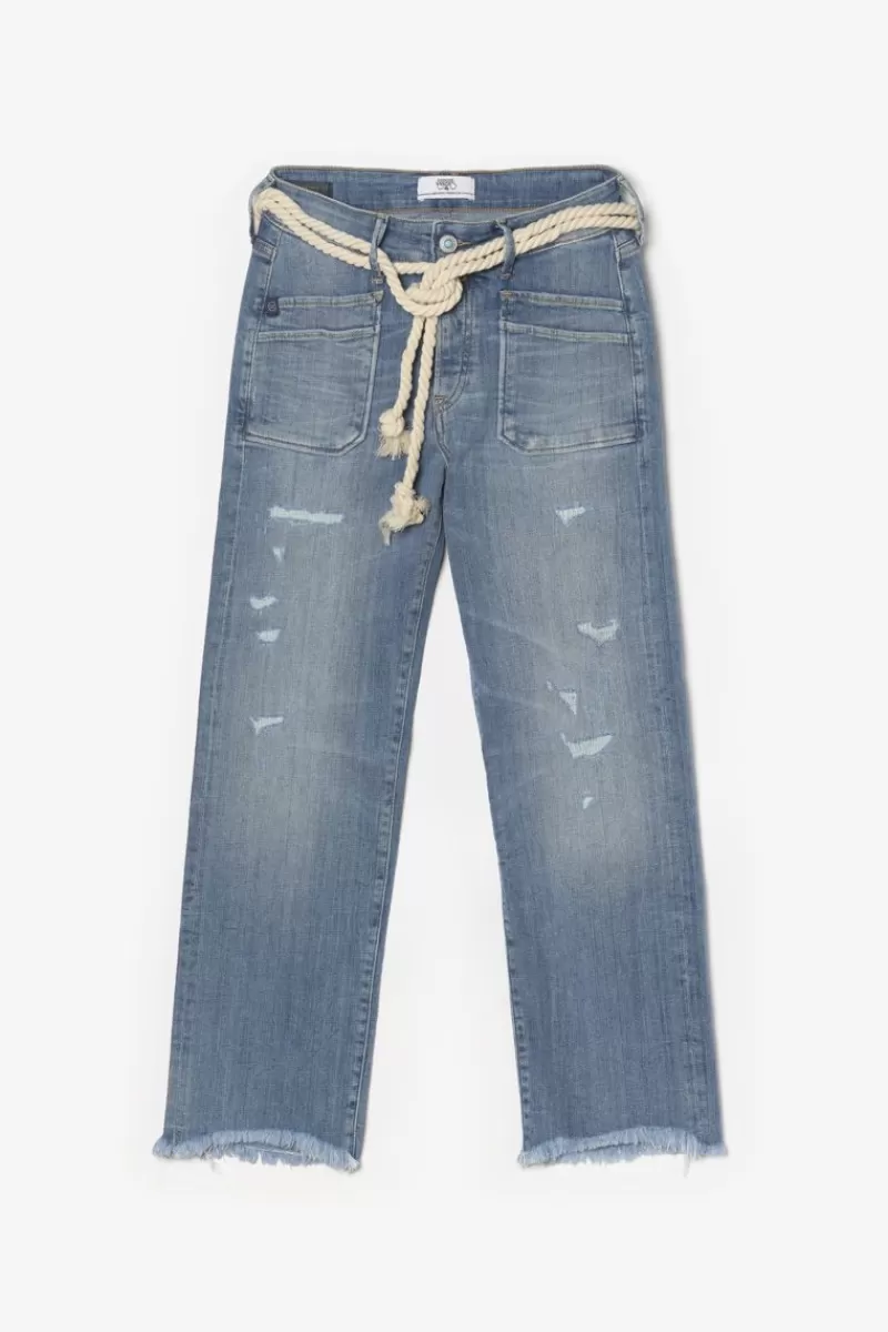 pricilia_taille_haute_eme_jeans_destroy_bleu_n_6-1.webp Le Temps des Cerises Coupe Regular-Pricilia Taille Haute 7/8Eme Jeans Destroy Bleu N°4 Blue