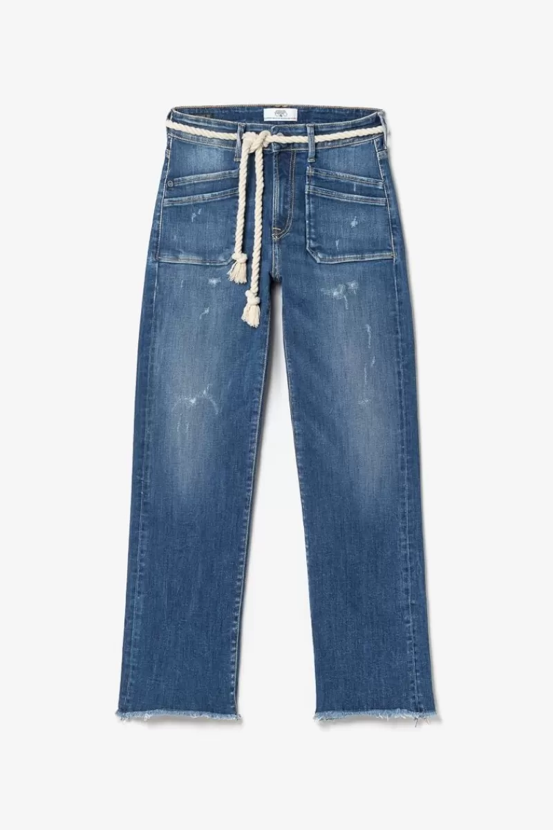 pricilia_taille_haute_eme_jeans_destroy_bleu_n_7.webp Le Temps des Cerises Coupe Regular-Pricilia Taille Haute 7/8Eme Jeans Destroy Bleu N°2 Blue