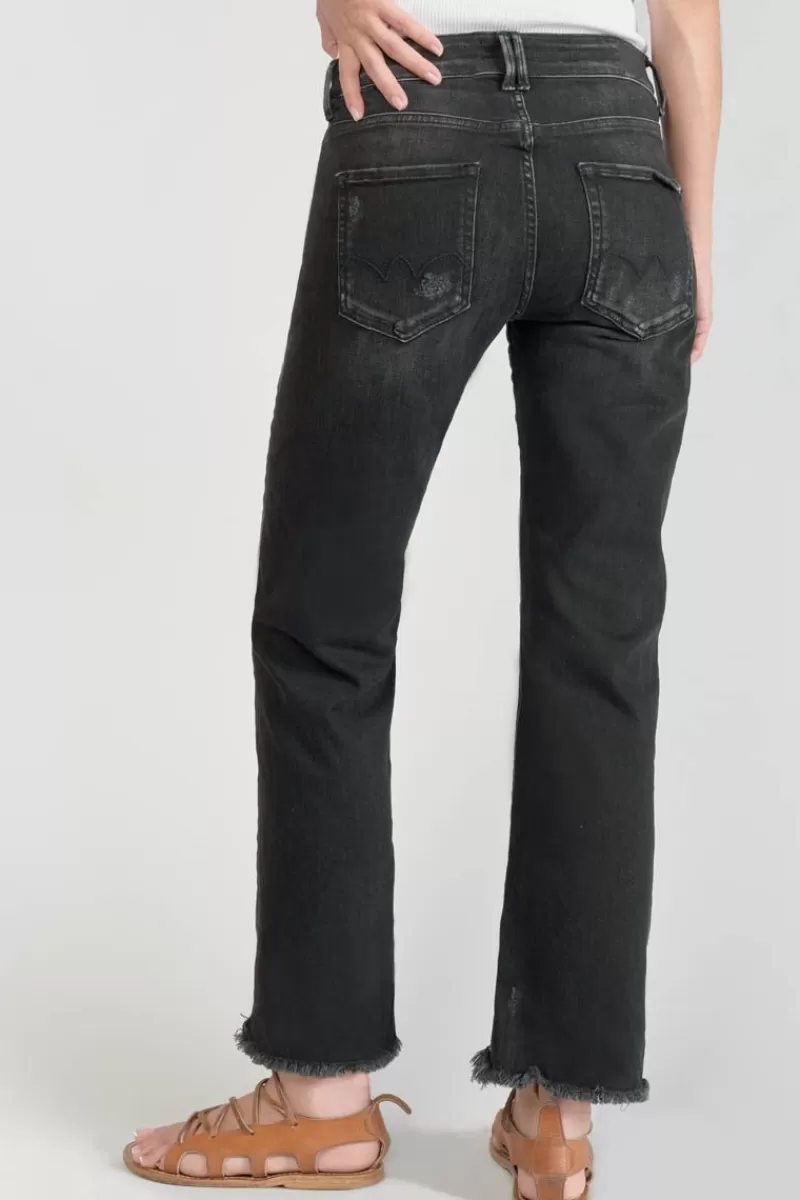 pricilia_taille_haute_eme_jeans_destroy_noir_n_4.webp Le Temps des Cerises Coupe Regular-Pricilia Taille Haute 7/8Eme Jeans Destroy Noir N°1 Black / Black