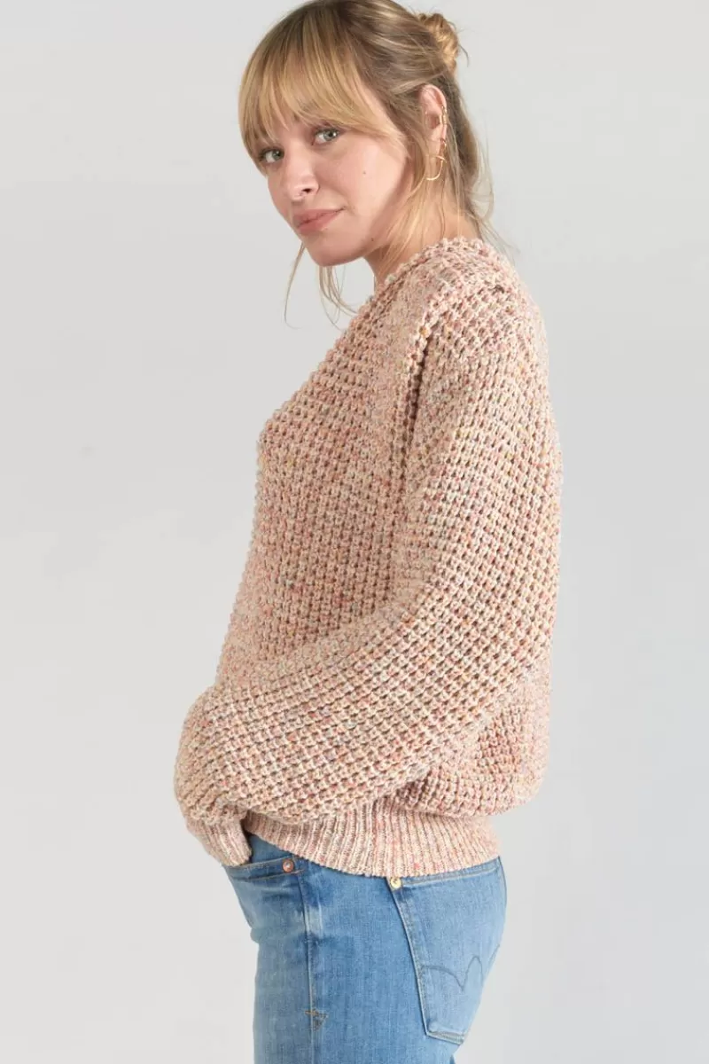 pull_astro_multicolore_2.webp Le Temps des Cerises Pulls & Sweats & Cardigans-Pull Astro Multicolore Pink
