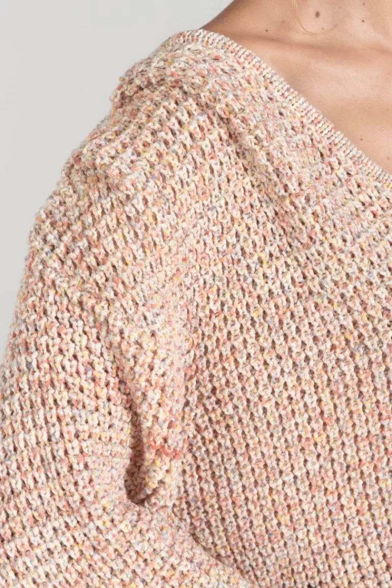 pull_astro_multicolore_3.webp Le Temps des Cerises Pulls & Sweats & Cardigans-Pull Astro Multicolore Pink