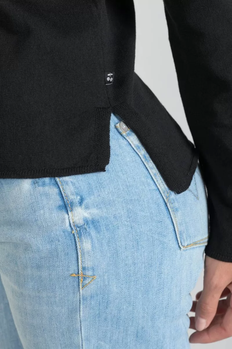 pull_colchic_noir_3.webp Le Temps des Cerises Pulls & Sweats & Cardigans-Pull Colchic Noir Black