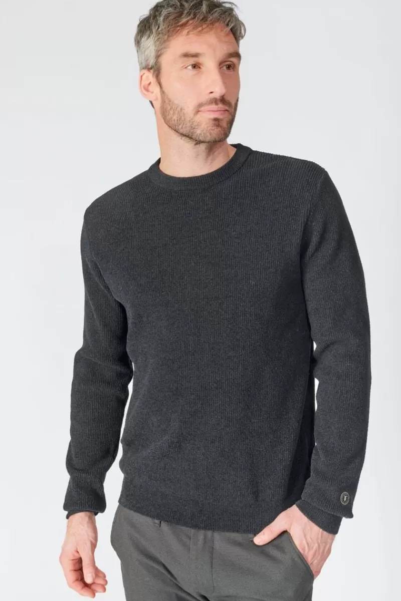 pull_corbis_noir_3.webp Le Temps des Cerises Pulls & Cardigans-Pull Corbis Noir Black