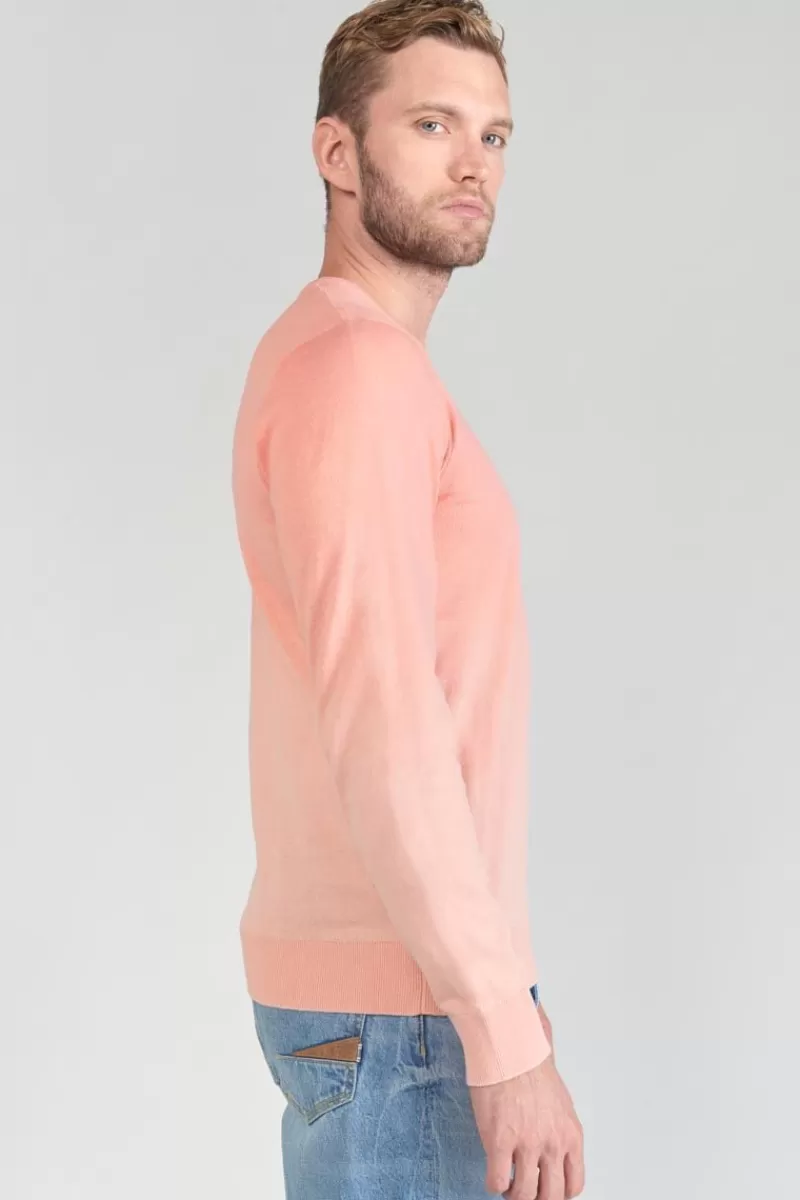 pull_dross_saumon_3.webp Le Temps des Cerises Pulls & Cardigans-Pull Dross Saumon Salmon