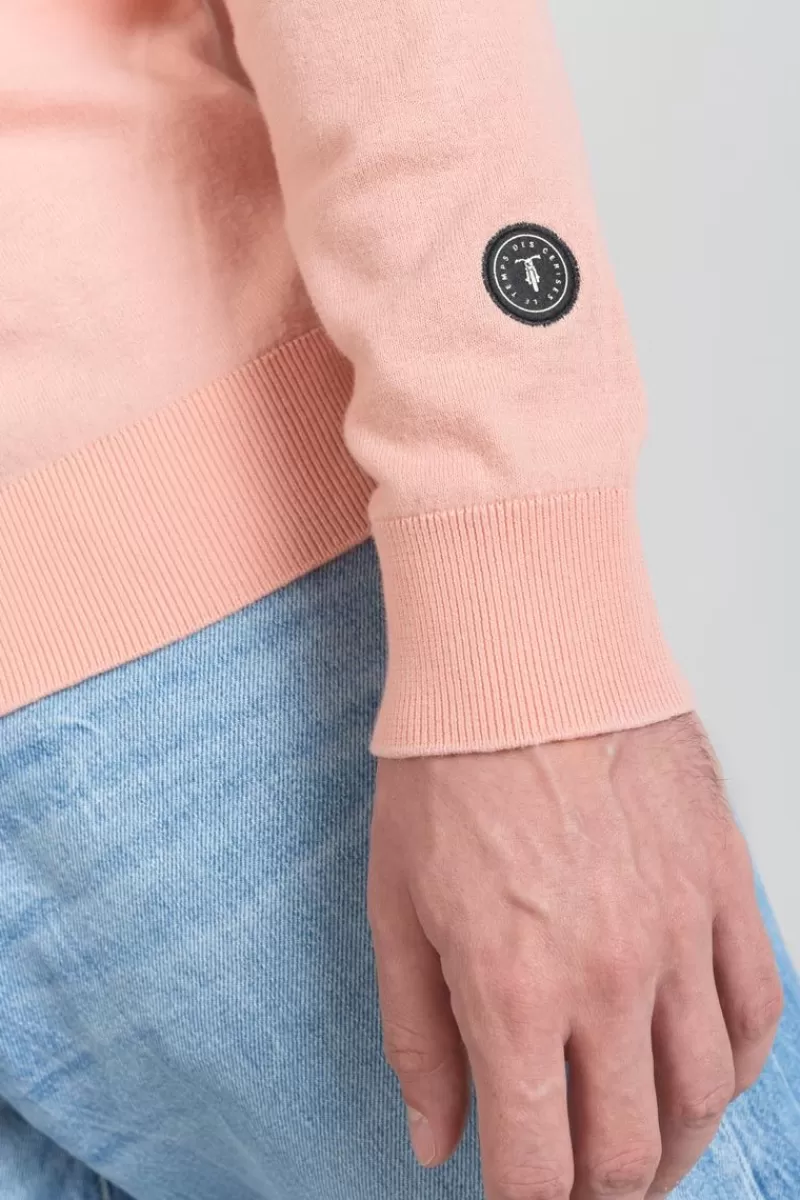 pull_dross_saumon_5.webp Le Temps des Cerises Pulls & Cardigans-Pull Dross Saumon Salmon