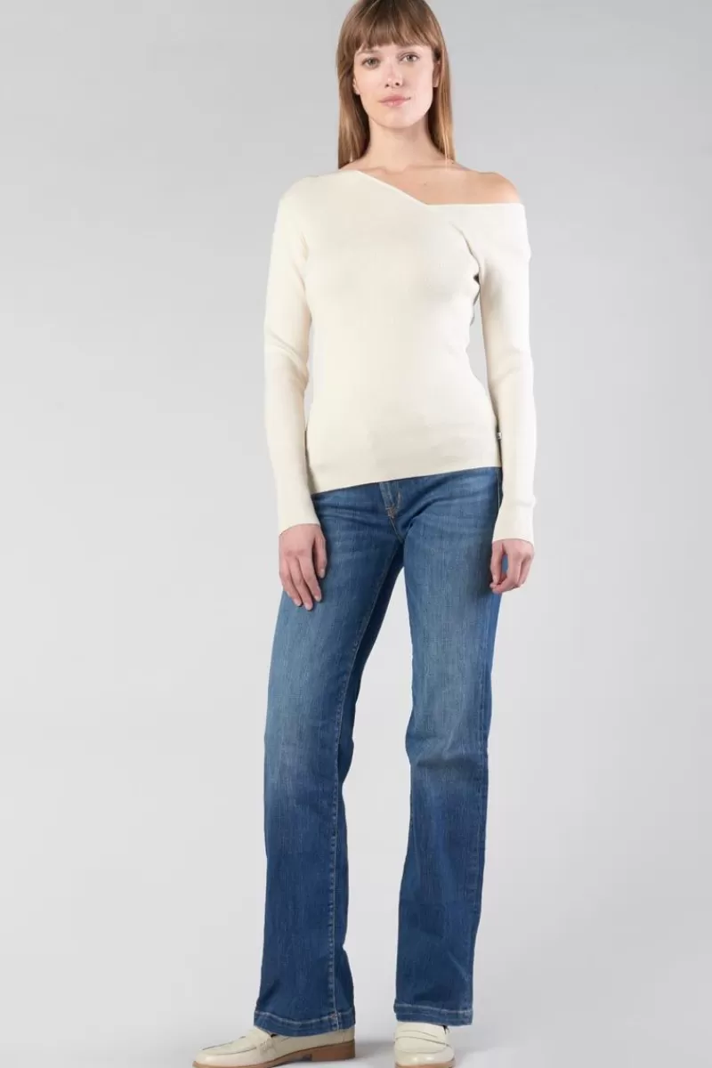 pull_lina_asymetrique_sable_5.webp Le Temps des Cerises Pulls & Sweats & Cardigans-Pull Lina Asymetrique Sable Sand