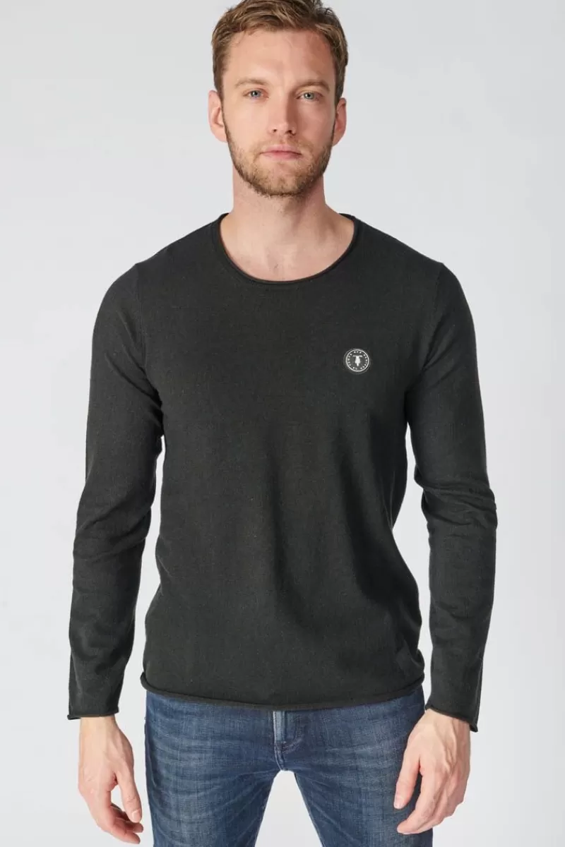 pull_terry_noir_4.webp Le Temps des Cerises Pulls & Cardigans-Pull Terry Noir Black