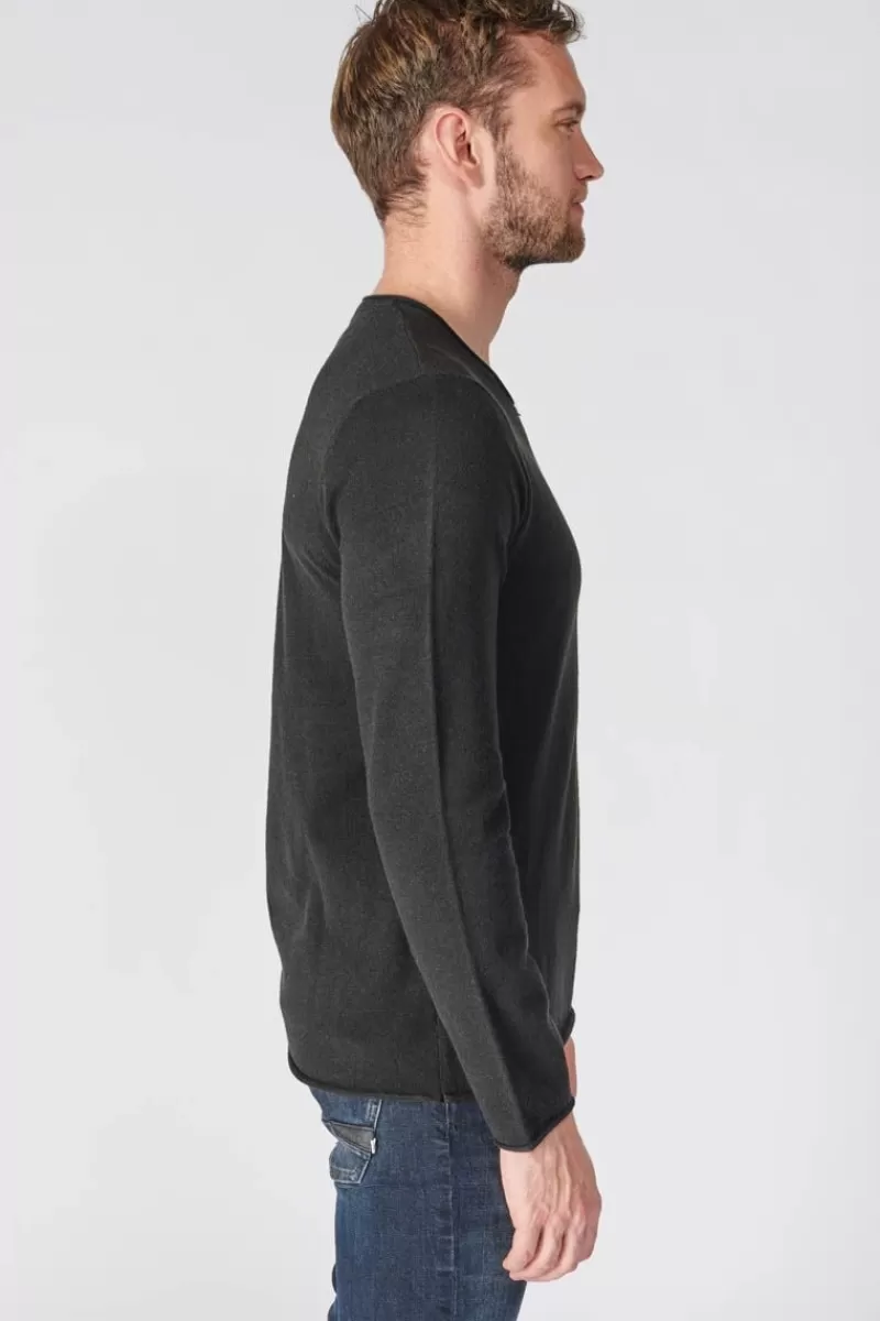 pull_terry_noir_5.webp Le Temps des Cerises Pulls & Cardigans-Pull Terry Noir Black