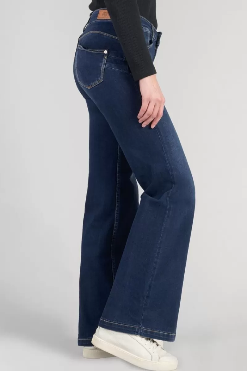 pulp_flare_taille_haute_jeans_bleu_n_3.webp Le Temps des Cerises Taille Haute-Pulp Flare Taille Haute Jeans Bleu N°1 Blue