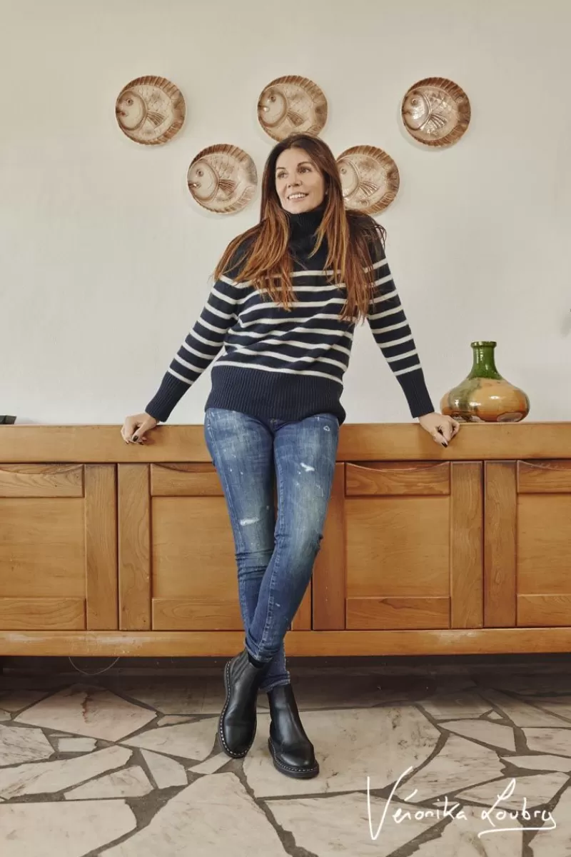 Le Temps des Cerises Coupe Slim-Pulp Slim By Veronika Loubry Jeans Bleu N°2 Blue