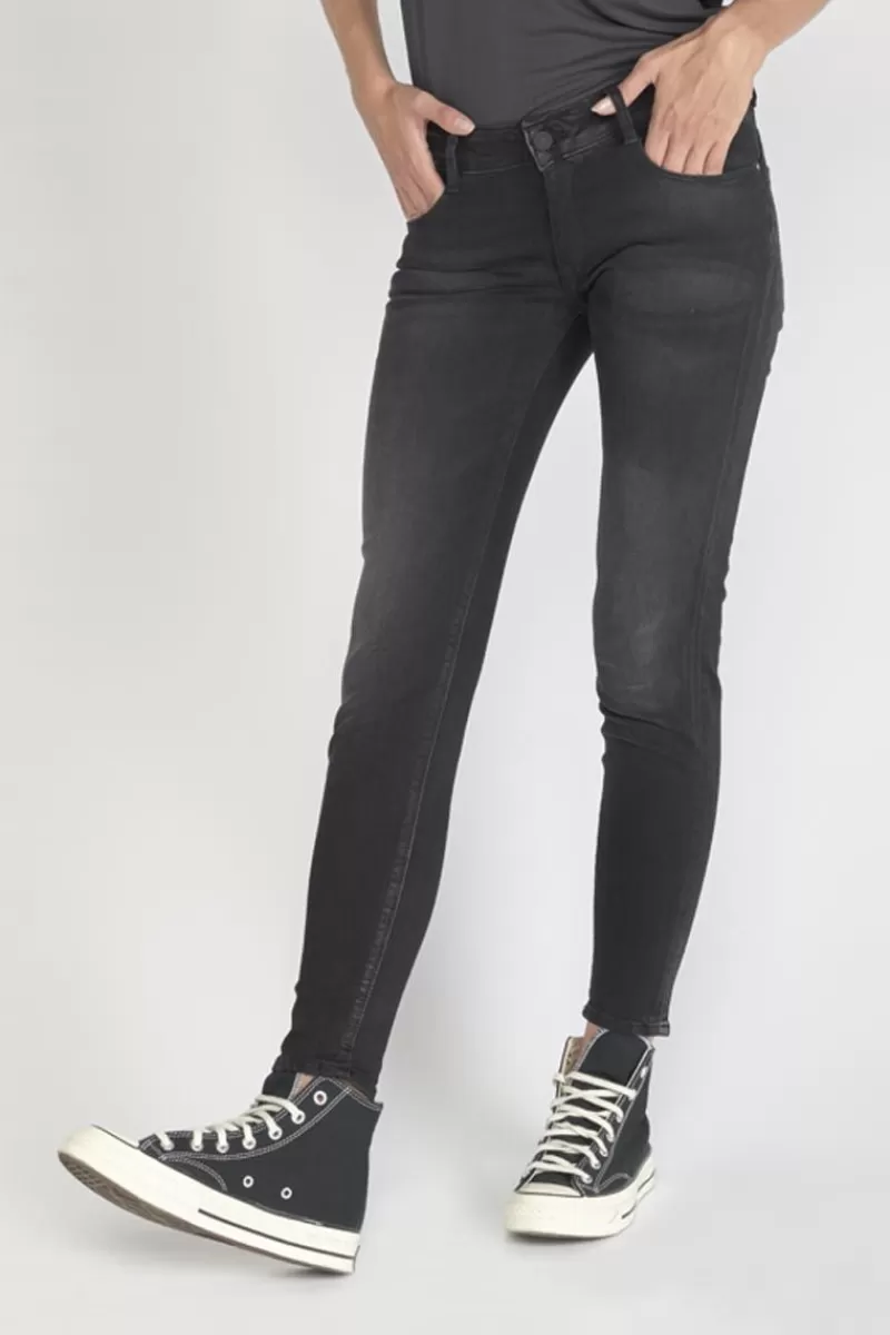 Le Temps des Cerises Coupe Slim-Pulp Slim 7/8Eme Jeans Noir N°1 Black / Black
