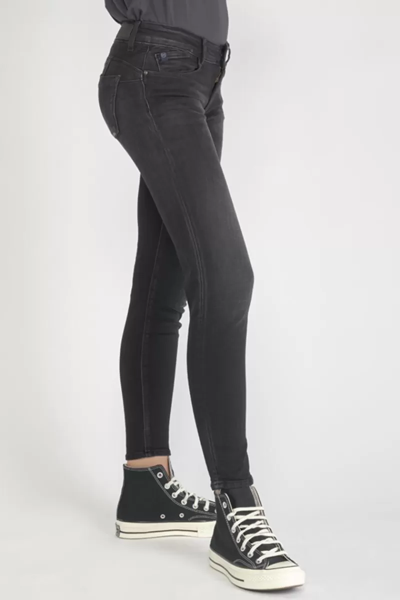 pulp_slim_eme_jeans_noir_n_3.webp Le Temps des Cerises Coupe Slim-Pulp Slim 7/8Eme Jeans Noir N°1 Black / Black