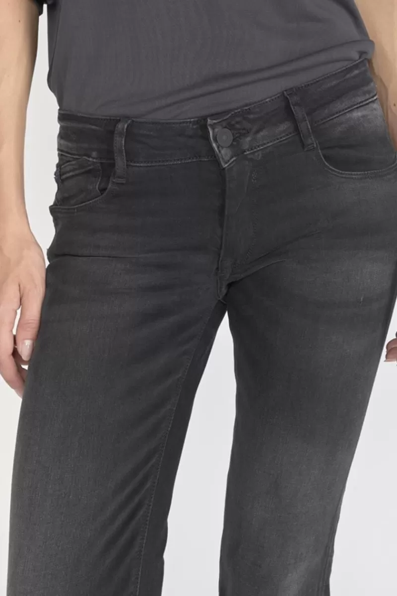 pulp_slim_eme_jeans_noir_n_5.webp Le Temps des Cerises Coupe Slim-Pulp Slim 7/8Eme Jeans Noir N°1 Black / Black