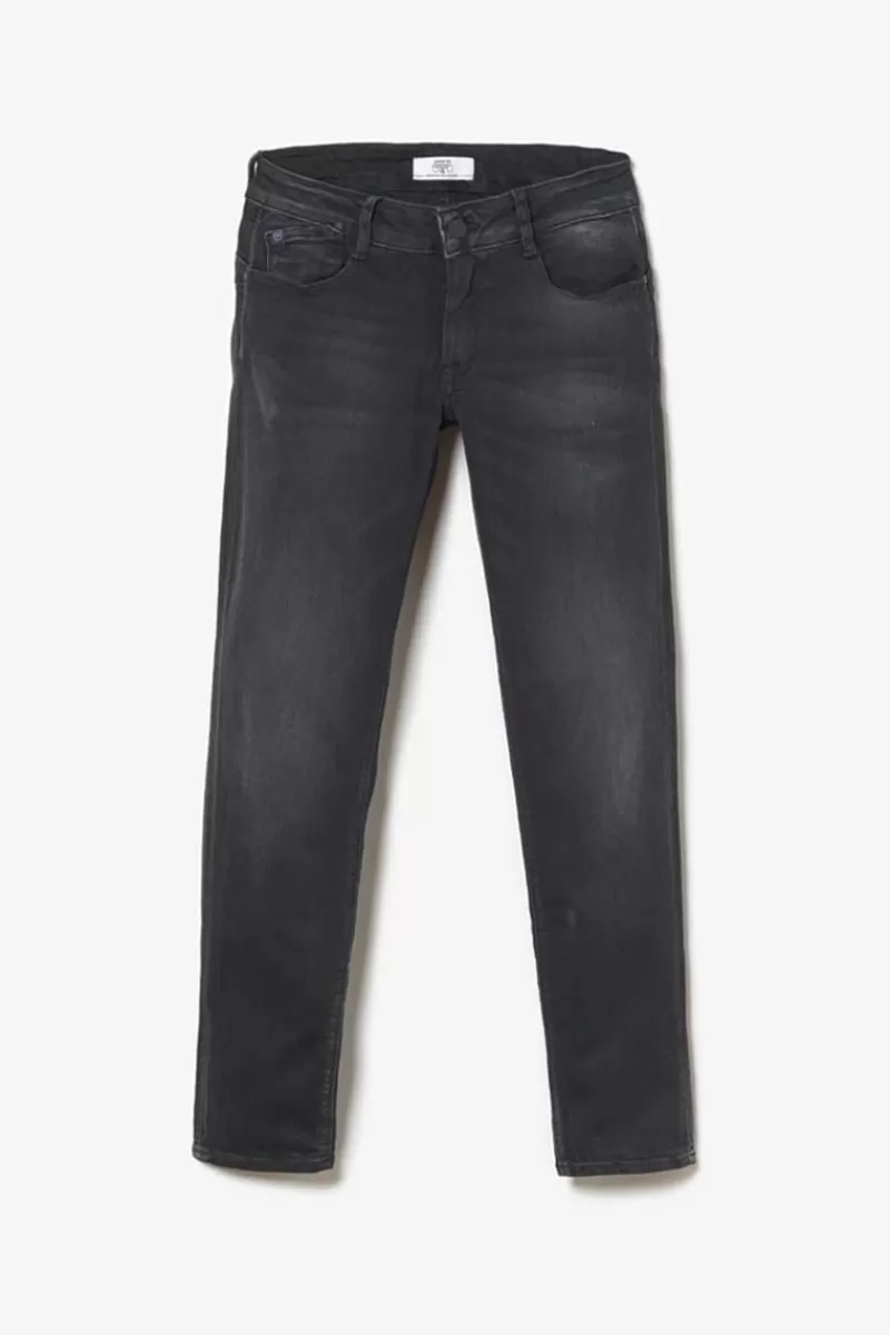 pulp_slim_eme_jeans_noir_n_7.webp Le Temps des Cerises Coupe Slim-Pulp Slim 7/8Eme Jeans Noir N°1 Black / Black