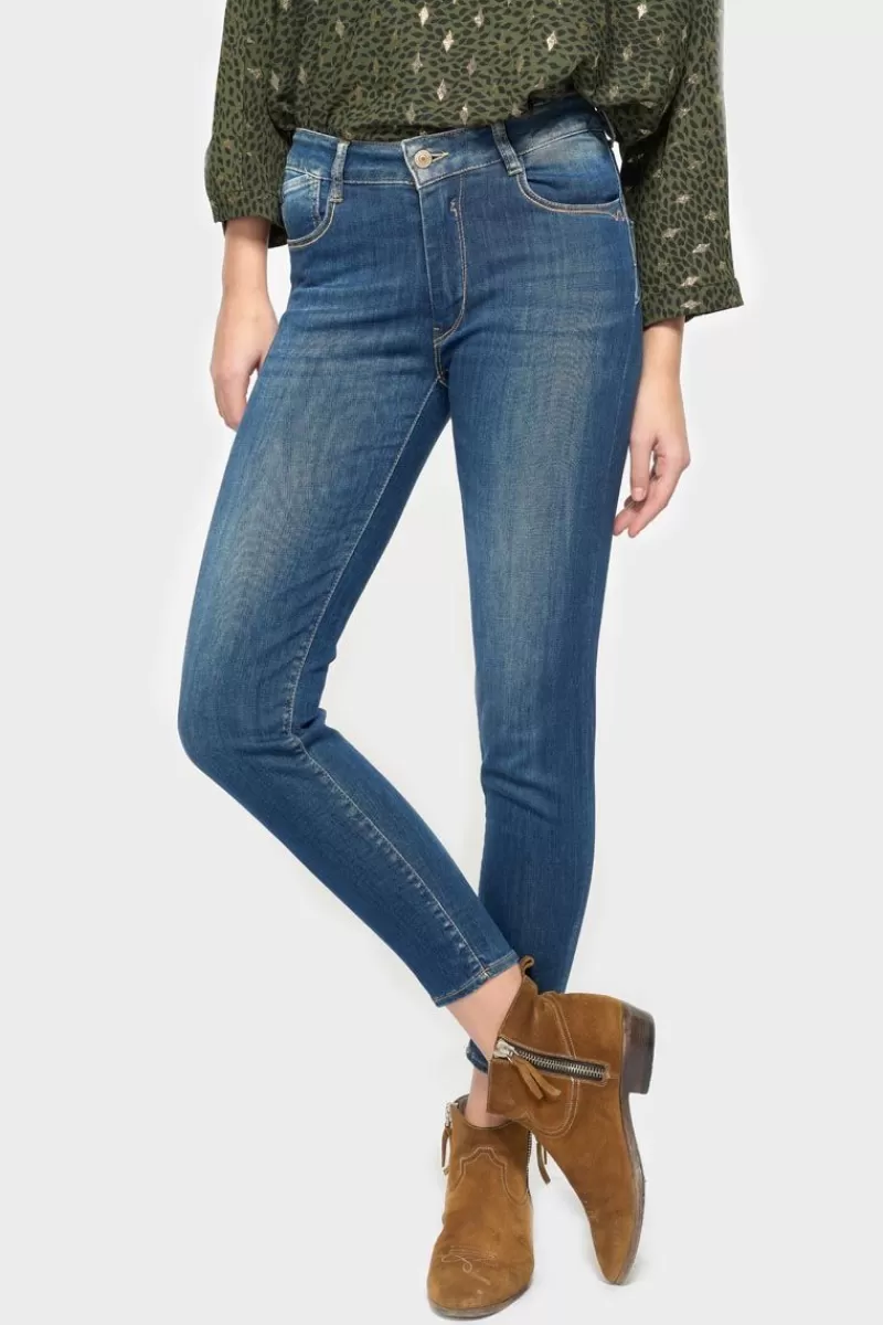 Le Temps des Cerises Coupe Slim-Pulp Slim Taille Haute 7/8Eme Jeans Bleu N°2 Blue