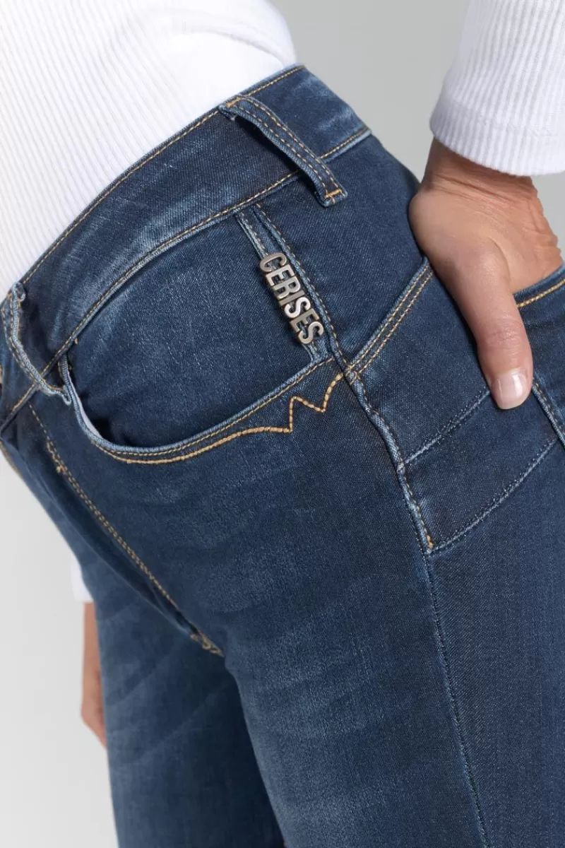 pulp_slim_taille_haute_eme_jeans_bleu_n_4.webp Le Temps des Cerises Coupe Slim-Pulp Slim Taille Haute 7/8Eme Jeans Bleu N°1 Blue