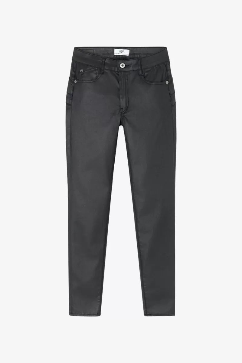 pulp_slim_taille_haute_eme_jeans_enduit_noir_n_6.webp Le Temps des Cerises Coupe Slim-Pulp Slim Taille Haute 7/8Eme Jeans Enduit Noir N°0 Black