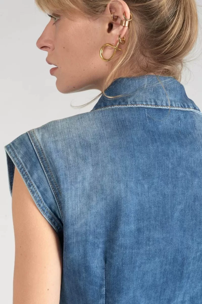 robe_diderot_en_jeans_bleu_3.webp Le Temps des Cerises Robes-Robe Diderot En Jeans Bleu Blue