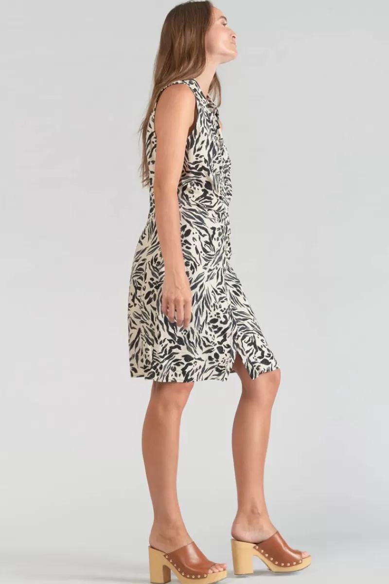 robe_en_lin_melange_muna_a_motif_animalier_3.webp Le Temps des Cerises Robes-Robe En Lin Melange Muna A Motif Animalier Zebra