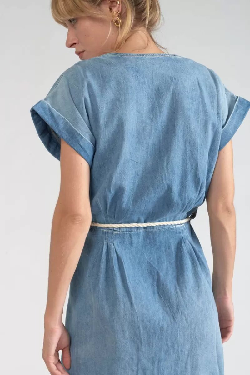 robe_eourres_en_jeans_bleu_3.webp Le Temps des Cerises Robes-Robe Eourres En Jeans Bleu Blue