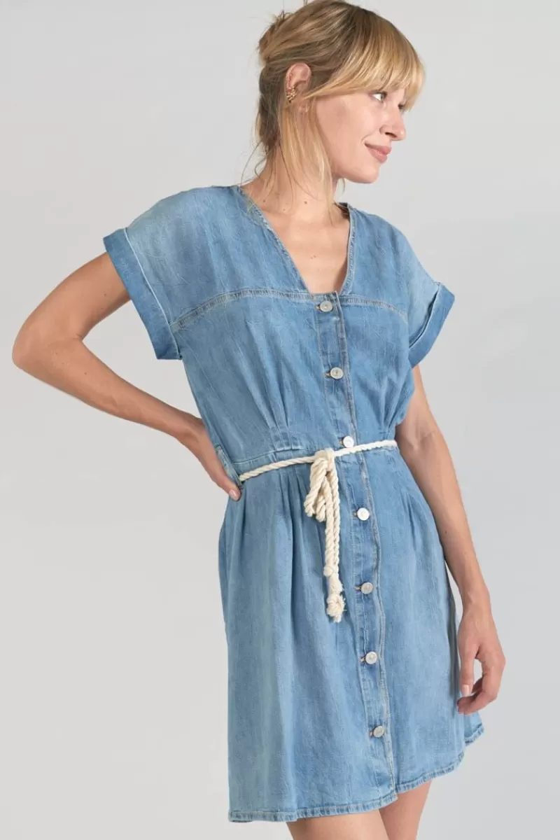 robe_eourres_en_jeans_bleu_5.webp Le Temps des Cerises Robes-Robe Eourres En Jeans Bleu Blue