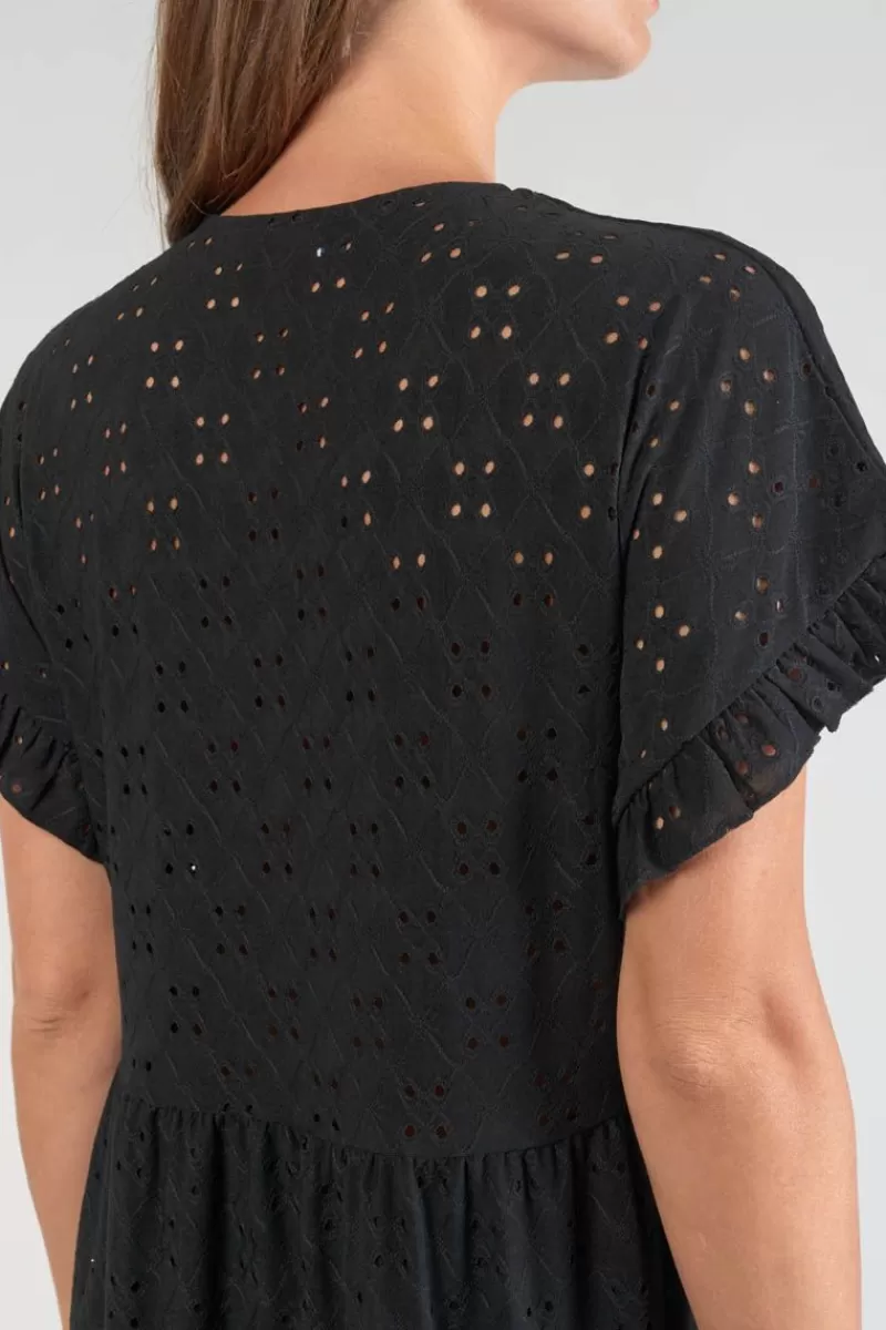 robe_lia_ajouree_noire_3.webp Le Temps des Cerises Robes-Robe Lia Ajouree Noire Black