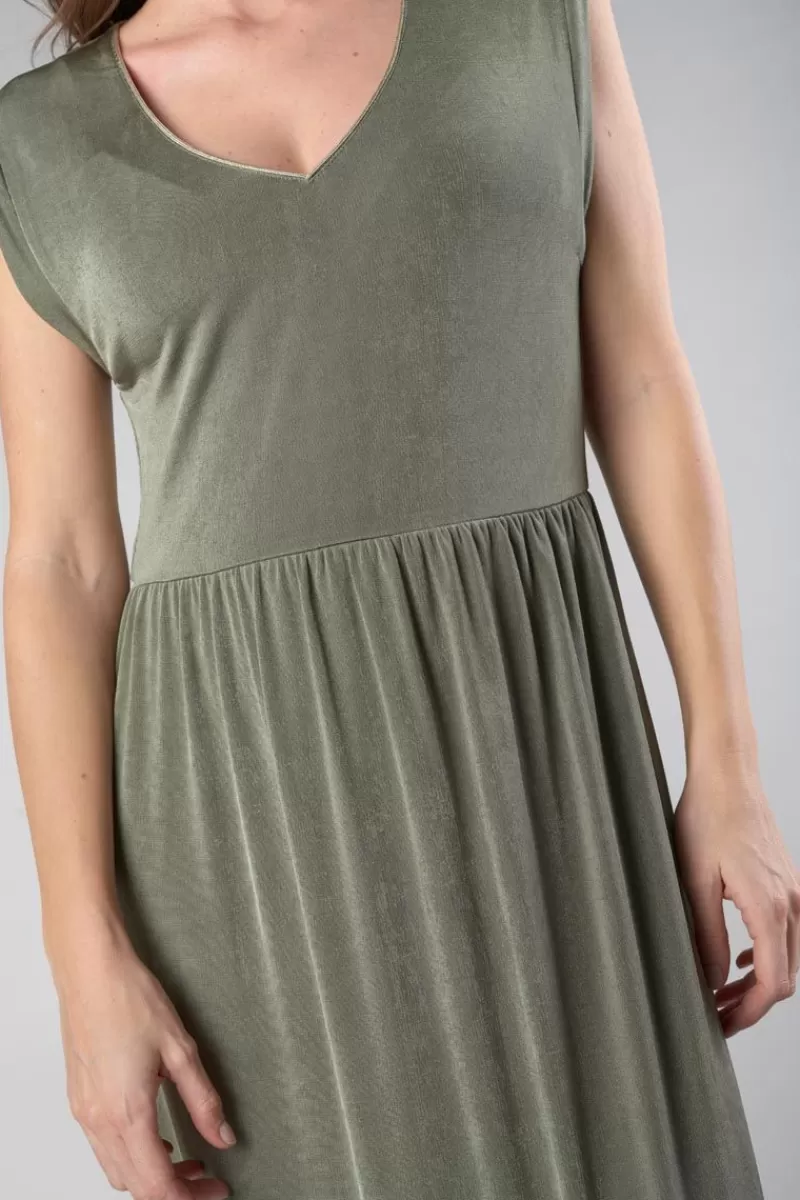 robe_longue_nata_kaki_4.webp Le Temps des Cerises Robes-Robe Longue Nata Kaki Lizard