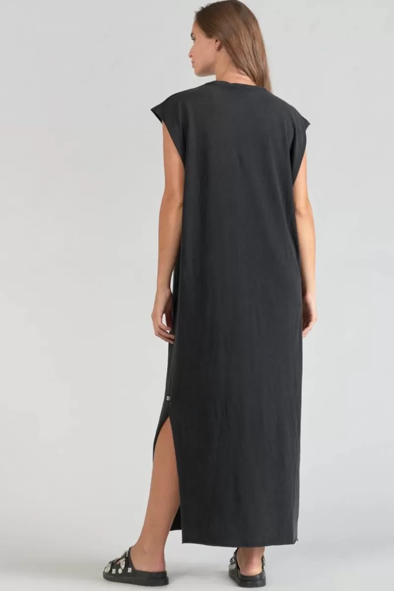 Le Temps des Cerises Robes-Robe T-Shirt Longue Poppy Noire Black