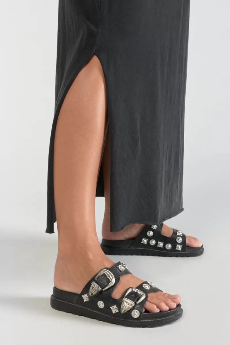 robe_tshirt_longue_poppy_noire_3.webp Le Temps des Cerises Robes-Robe T-Shirt Longue Poppy Noire Black