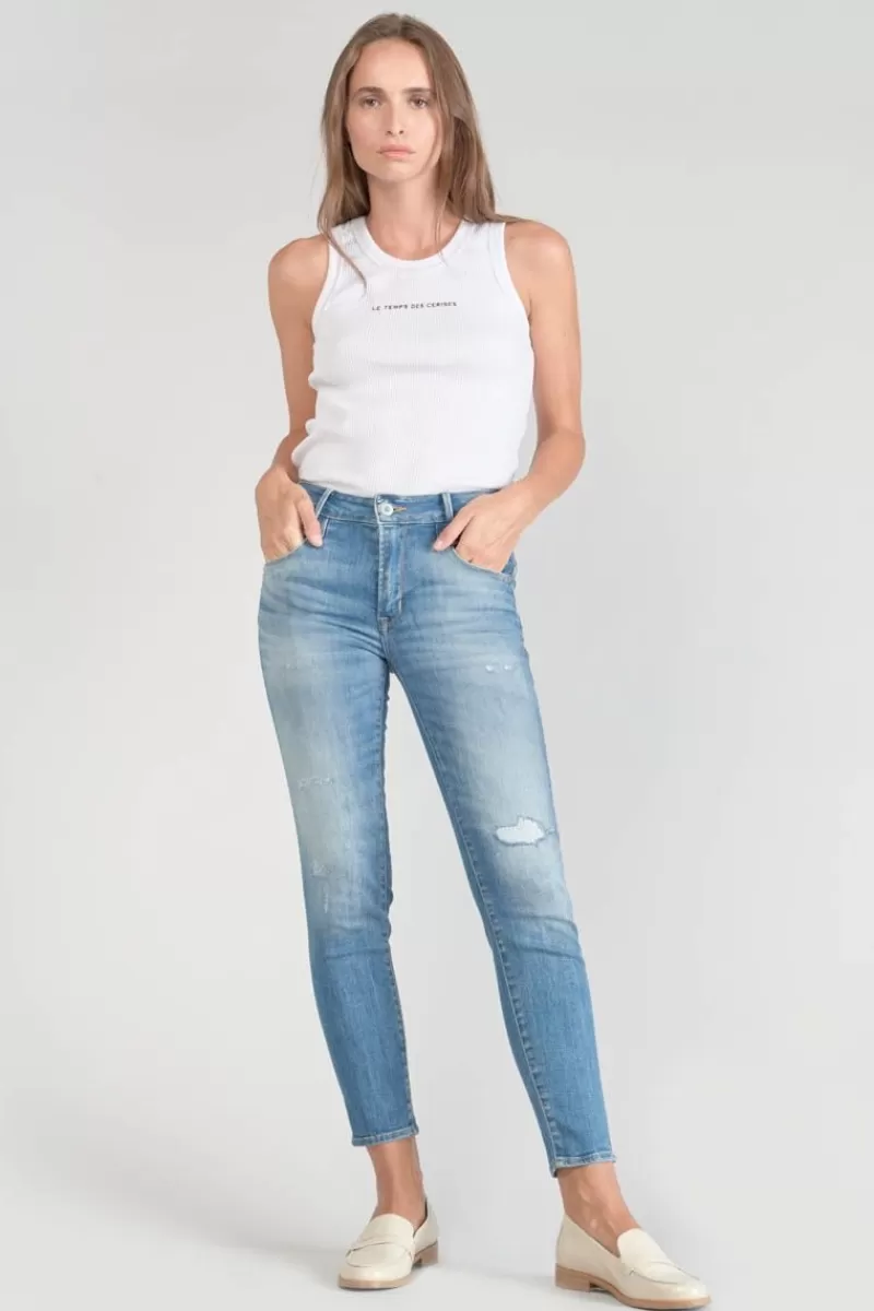 sabi_pulp_slim_taille_haute_eme_jeans_destroy_bleu_n_5.webp Le Temps des Cerises Coupe Slim-Sabi Pulp Slim Taille Haute 7/8Eme Jeans Destroy Bleu N°3 Blue