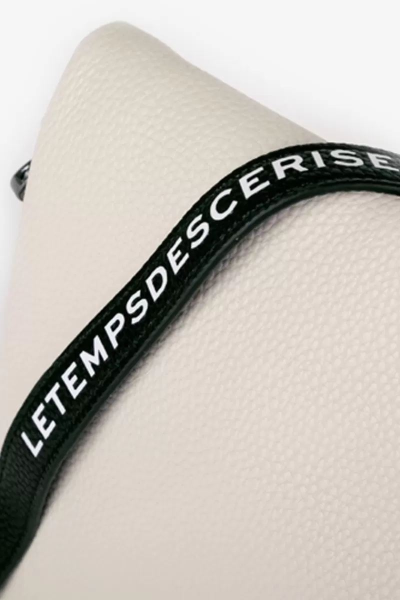 Le Temps des Cerises Sacs & Portefeuilles-Sac A Bandouliere Leter Beige Beige / Noir