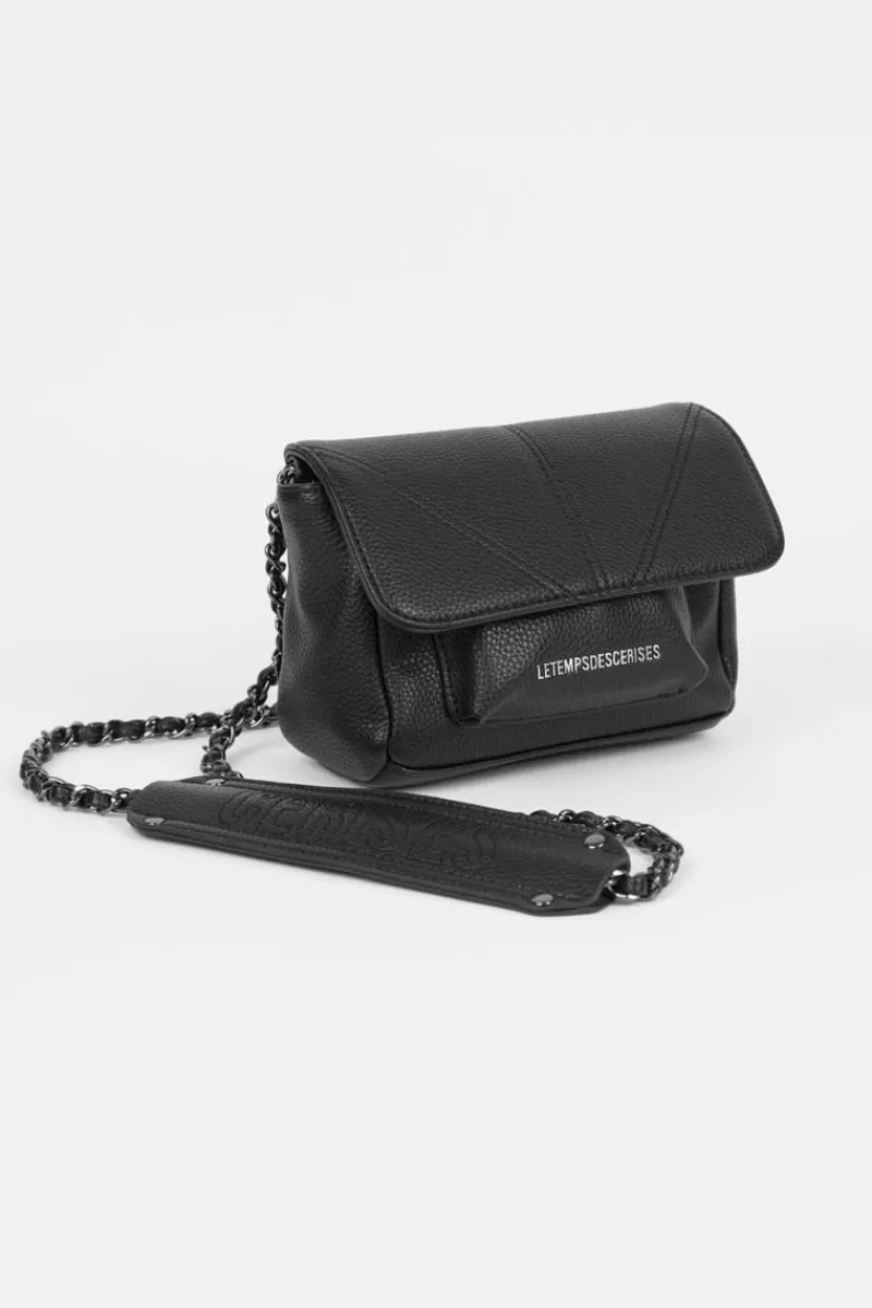 Le Temps des Cerises Sacs & Portefeuilles-Sac A Bandouliere Rose Noir Black