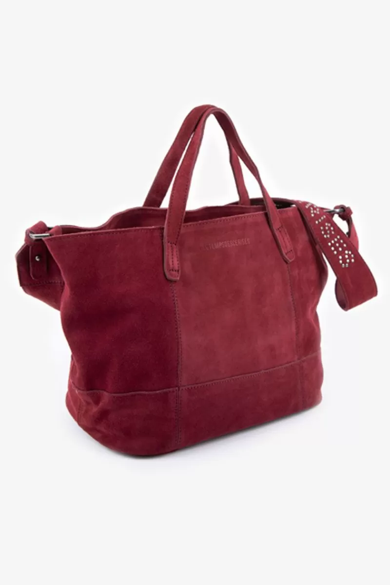 sac_astier_en_cuir_suede_bordeaux_2.webp Le Temps des Cerises Sacs & Portefeuilles-Sac Astier En Cuir Suede Bordeaux Rouge Fonce