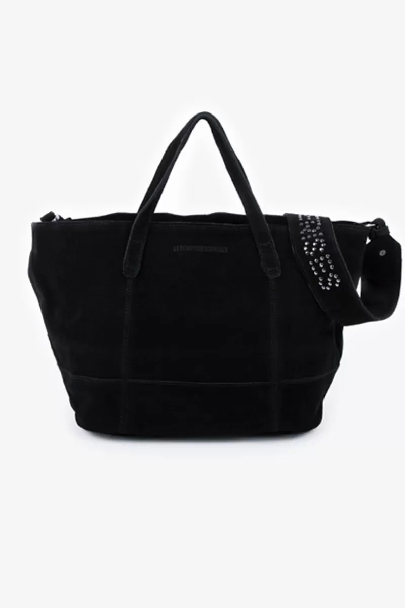 Le Temps des Cerises Sacs & Portefeuilles-Sac Astier En Cuir Suede Noir Black
