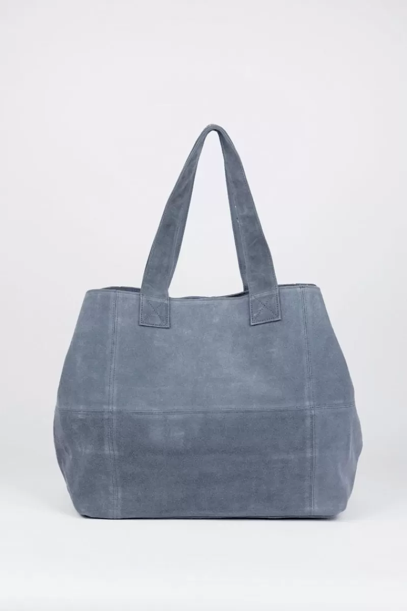 sac_cabas_micky_en_cuir_suede_bleu_gris_2.webp Le Temps des Cerises Sacs & Portefeuilles-Sac Cabas Micky En Cuir Suede Bleu Gris Denim