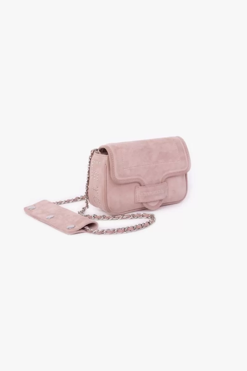 sac_klelia_en_cuir_suede_rose_poudre_2.webp Le Temps des Cerises Sacs & Portefeuilles-Sac Klelia En Cuir Suede Rose Poudre Powdery Pink